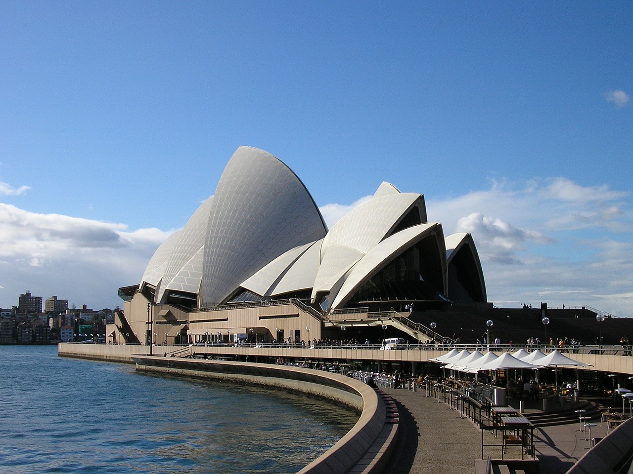 sydney opera house harbour australia free photo