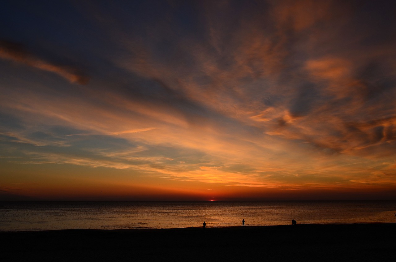 sylt  wenningstedt  sunset free photo