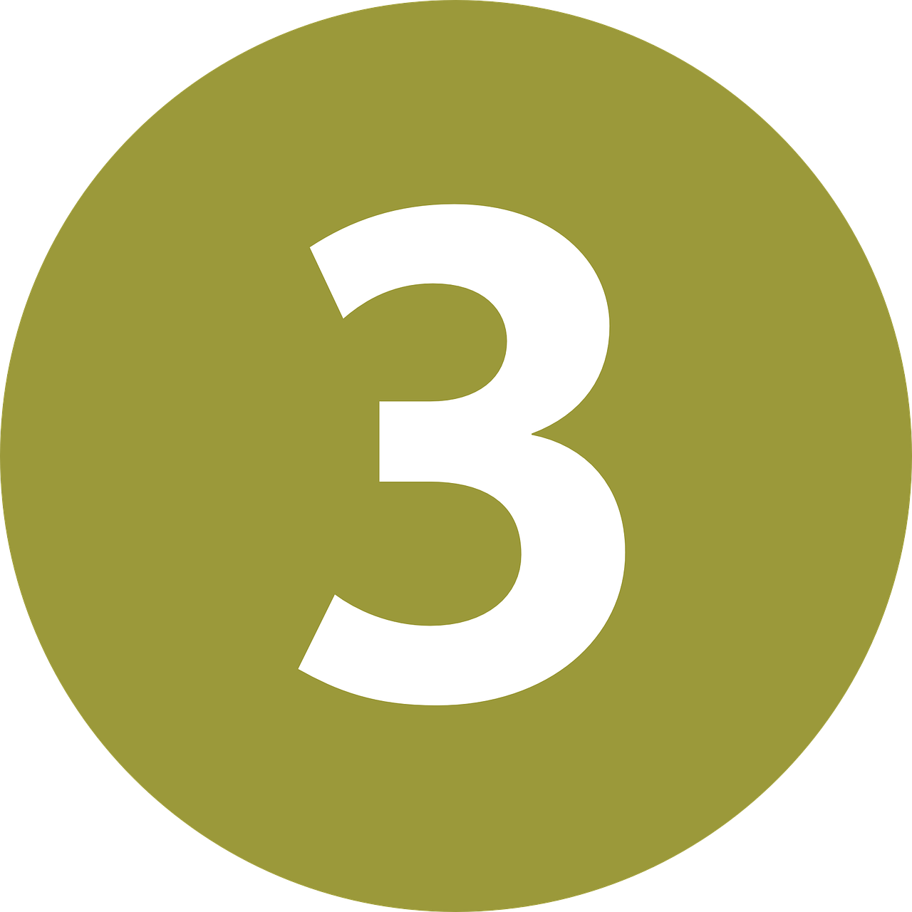 symbol numeral three free photo