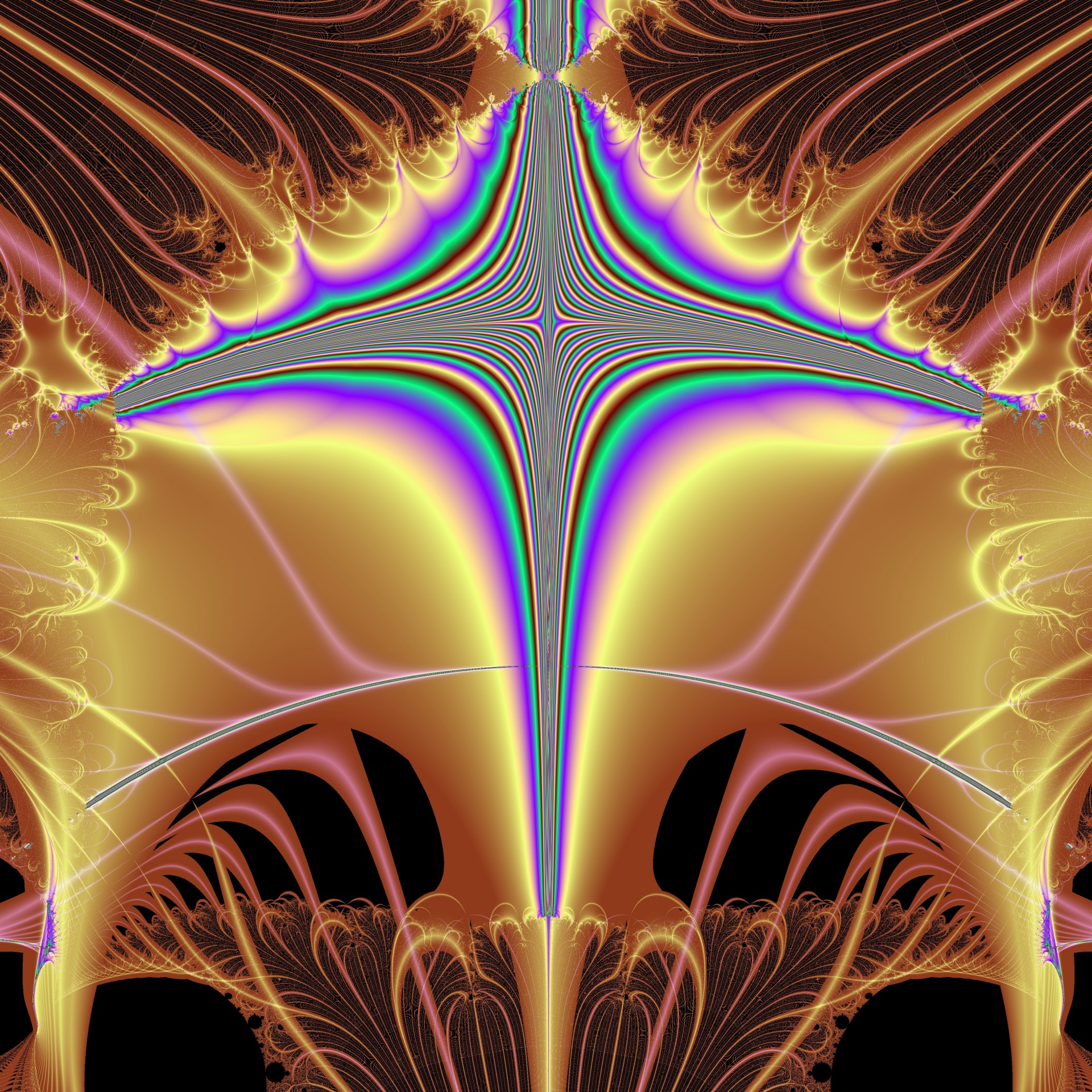 kaleidoscope fractal background free photo