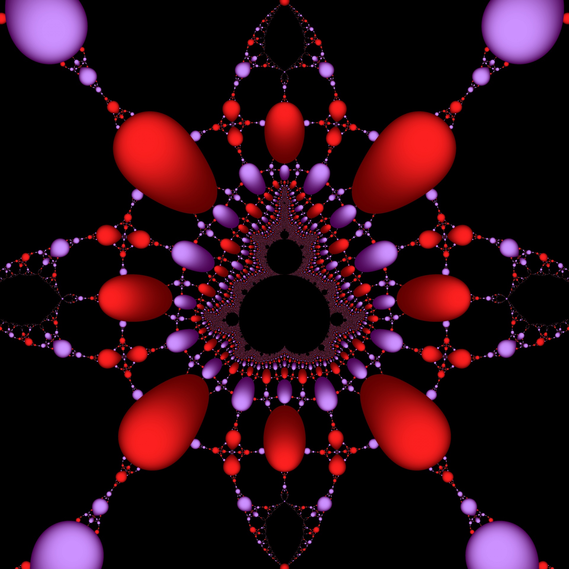 spheres pattern fractal free photo