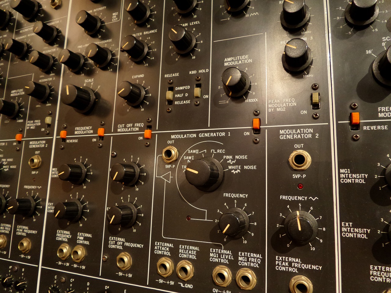 synthetizer analog moog free photo