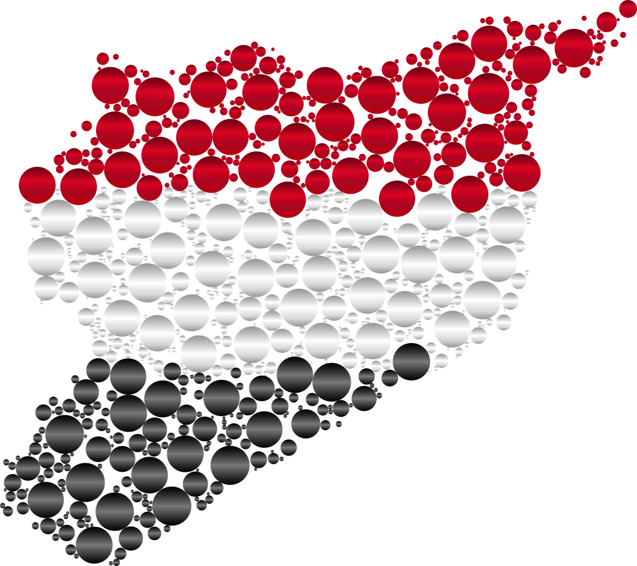 syria map flag free photo