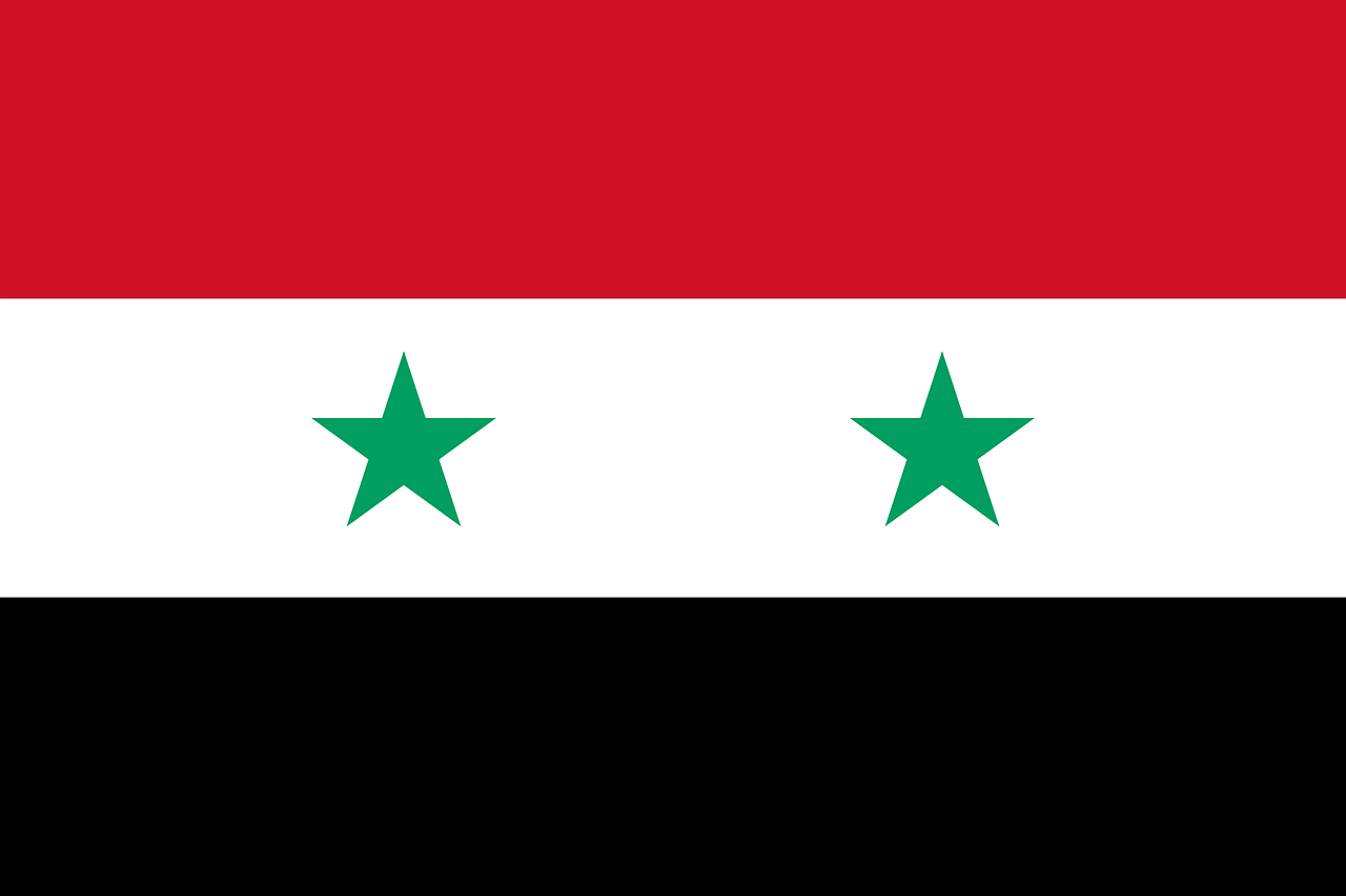 syria flag national flag free photo