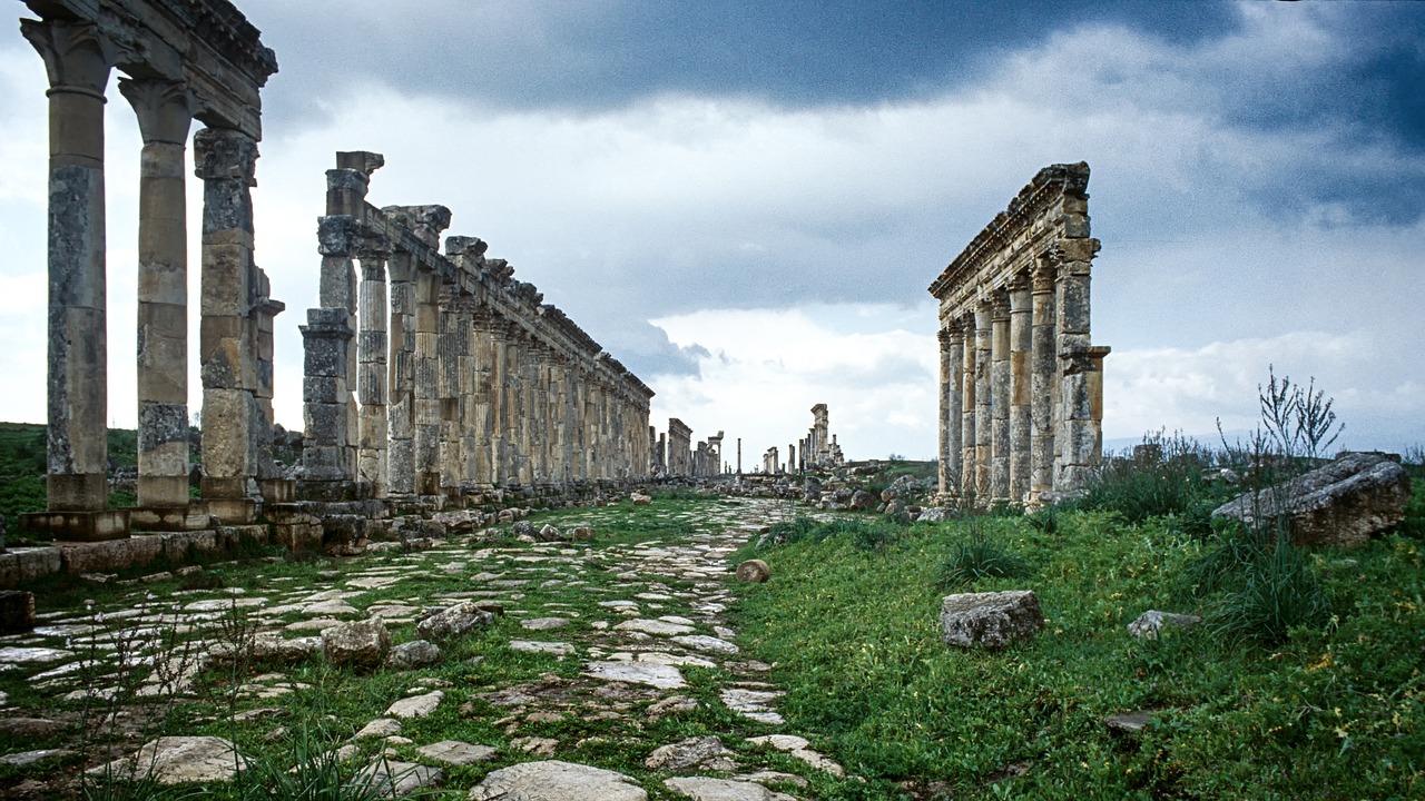 syria  apamea  roman free photo