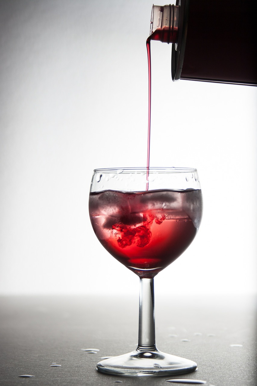 syrup glass wine glass free photo