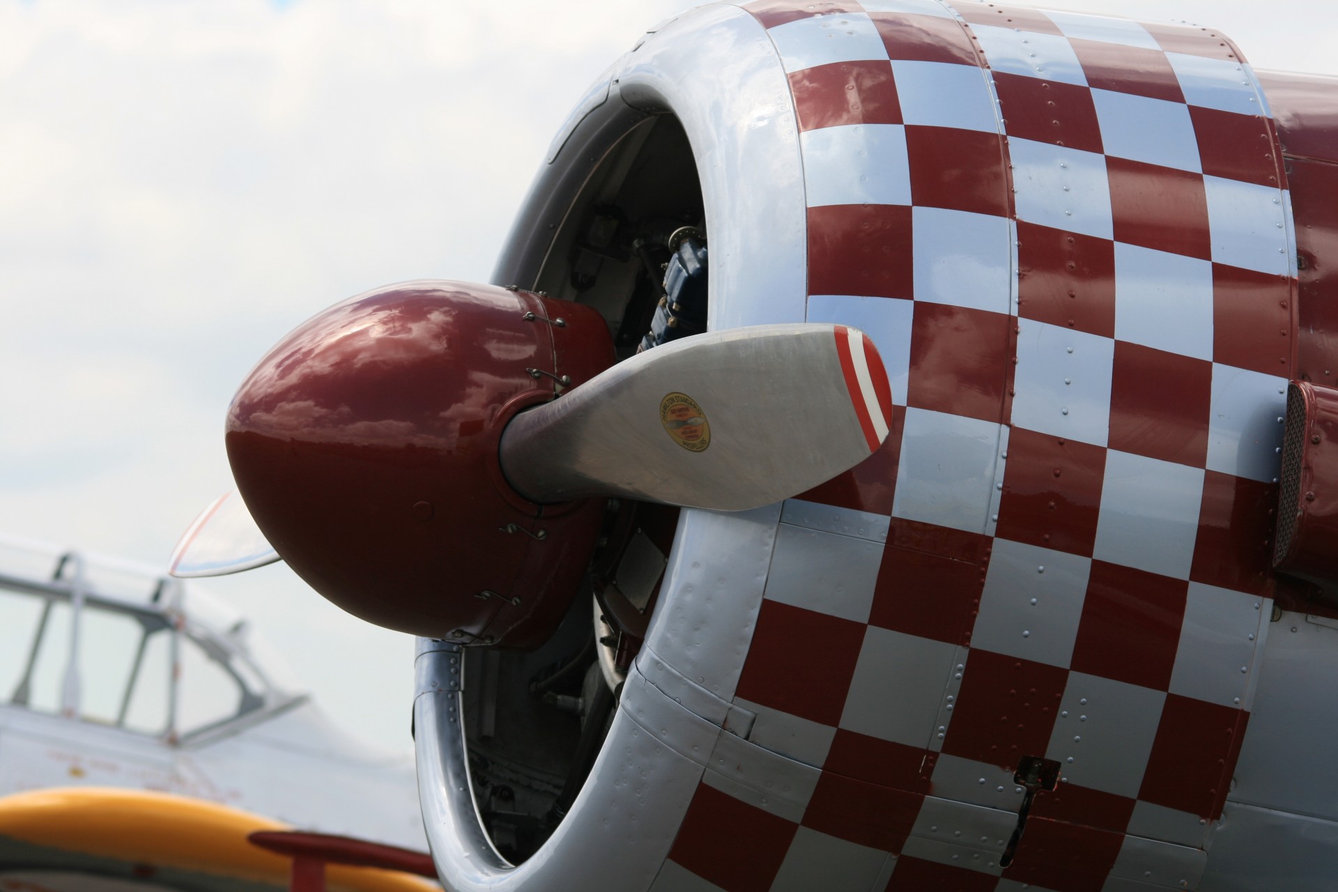 fixed wing aircraft harvard engine cowling free photo