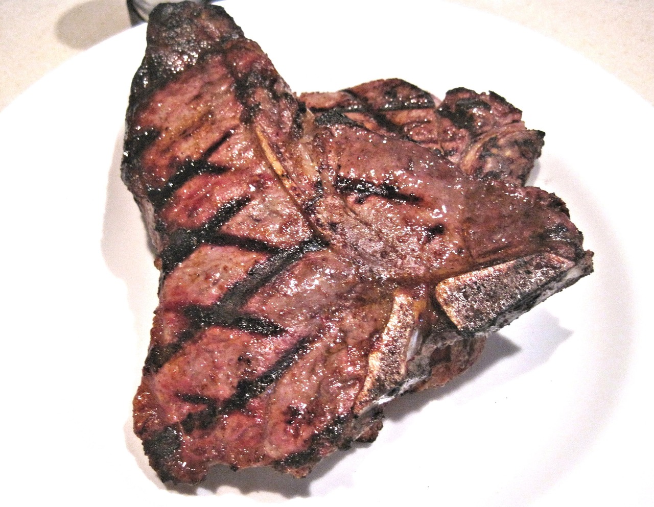 t-bone steak beef bbq free photo
