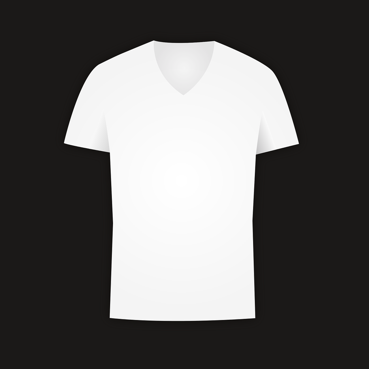 Blank t-shirt template front and back Royalty Free Vector