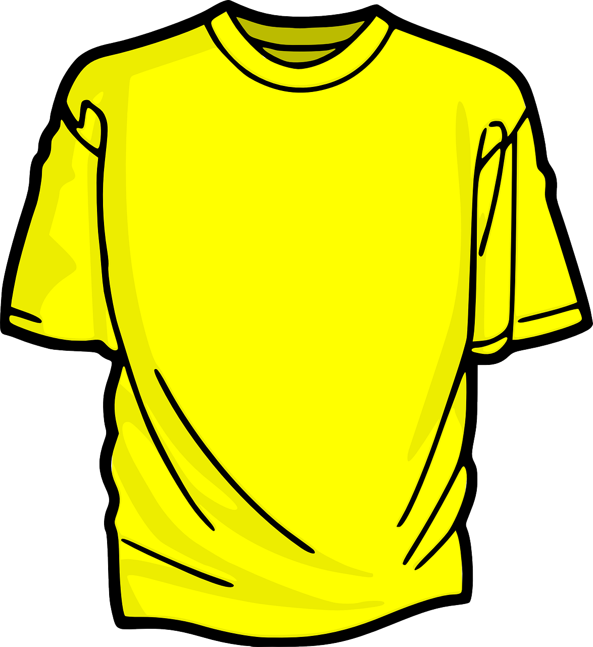 t-shirt clothing yellow free photo