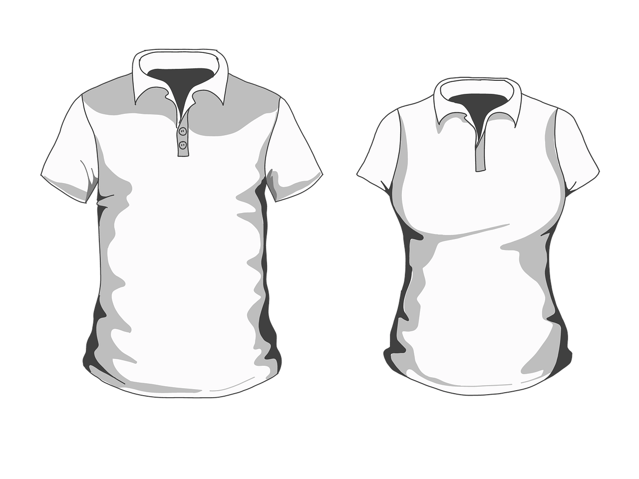 Download White Collar T Shirt Design Template - Amyhj
