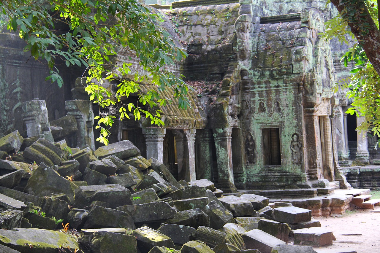 ta prohm temple tomb raider fame temple free photo