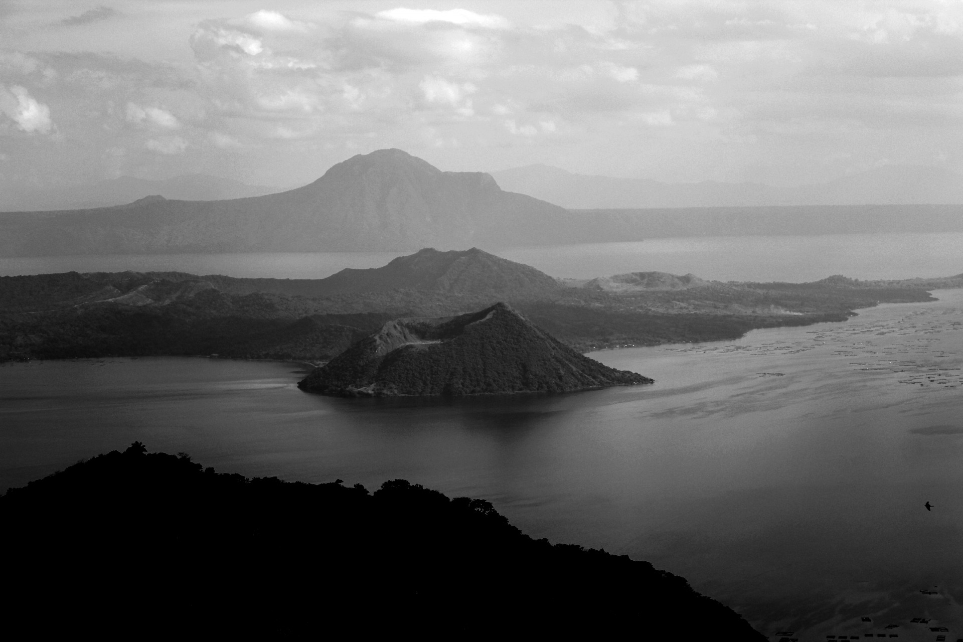 taal volcano tagaytay city philippines background free photo