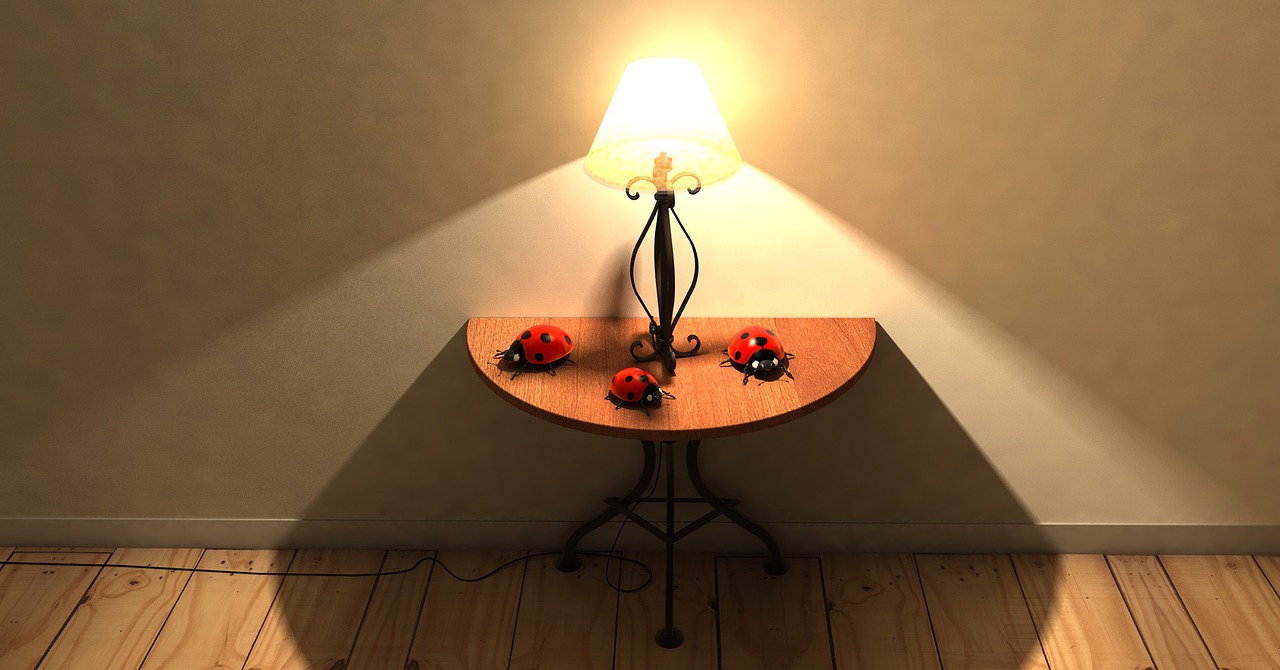 table lamp lighting free photo