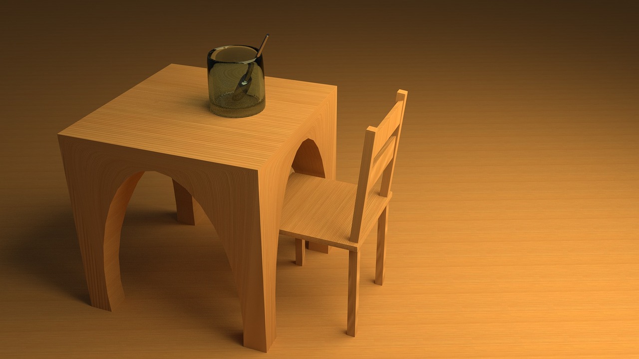 table cgi wood free photo