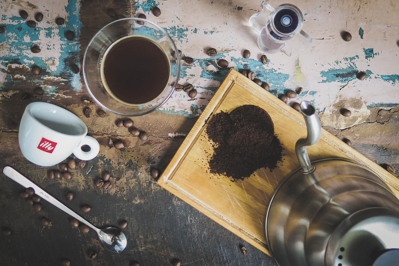 table coffee bean free photo