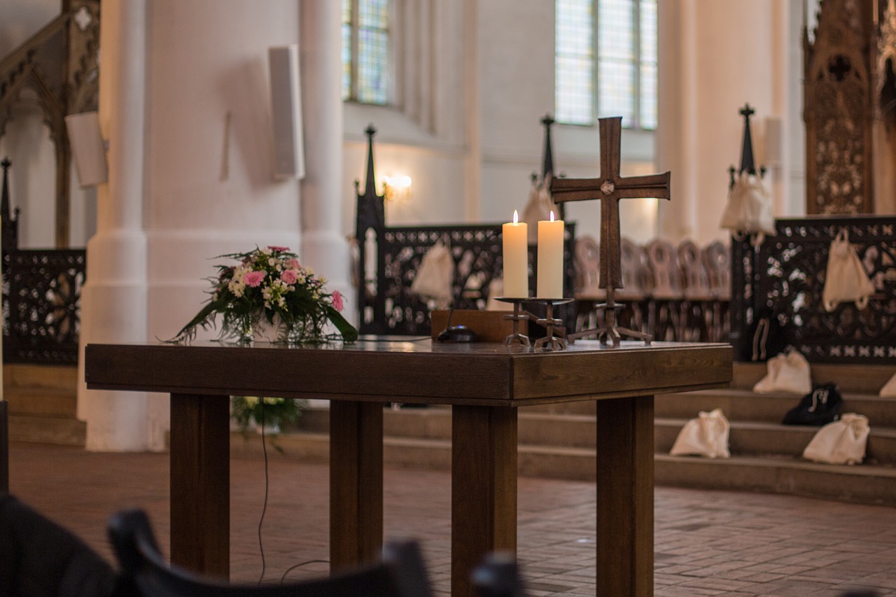 table  church  candles free photo