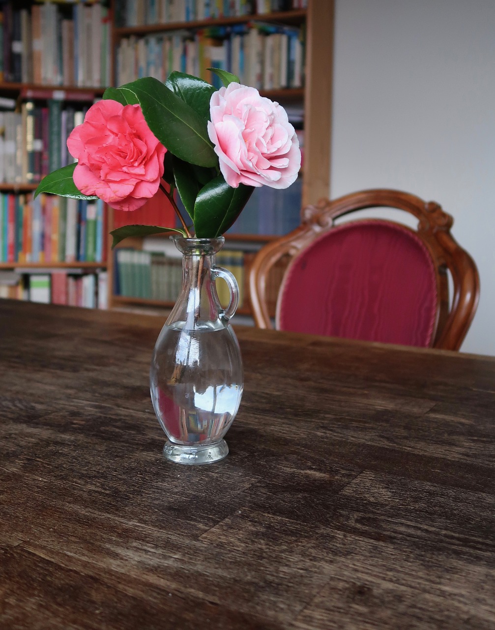 table  glass  vase free photo