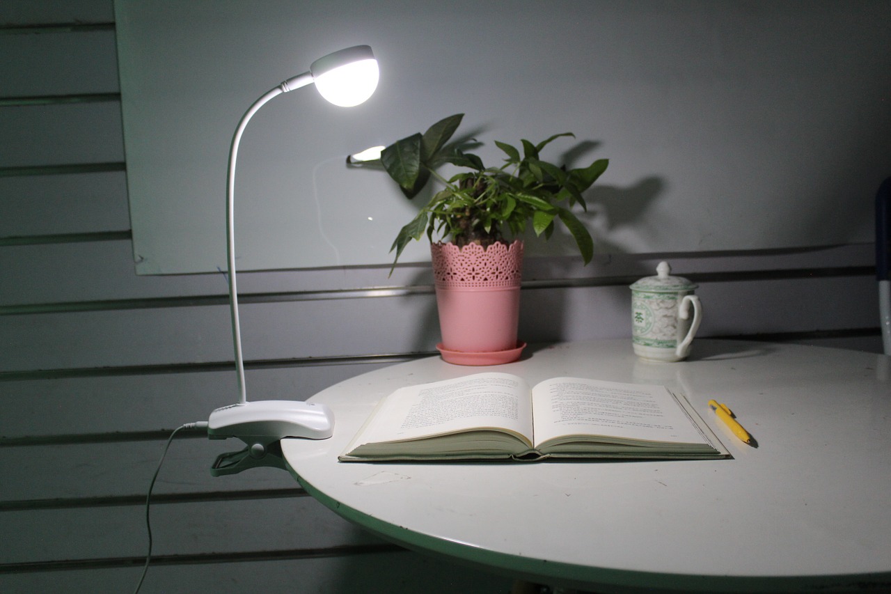 table lamp nightlight learning free photo