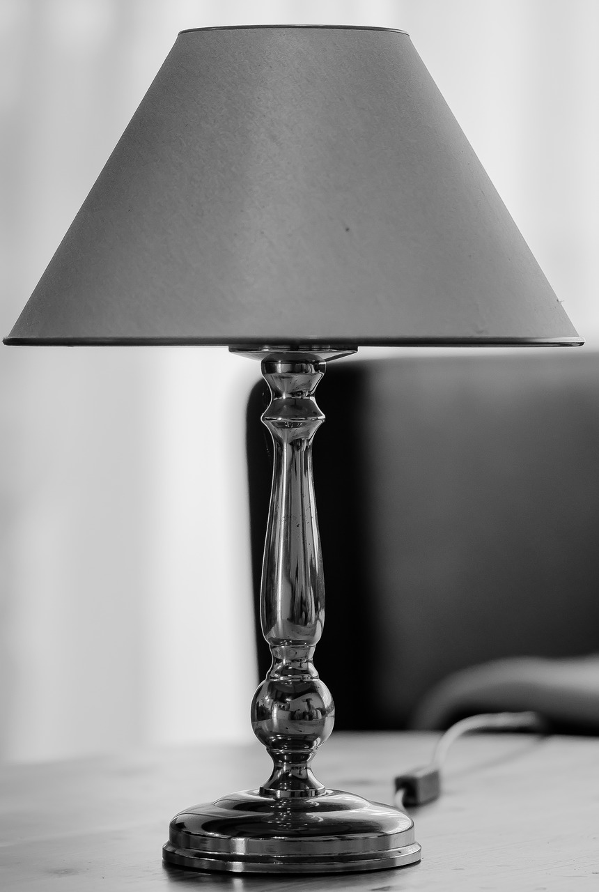 table lamp lamp lampshade free photo