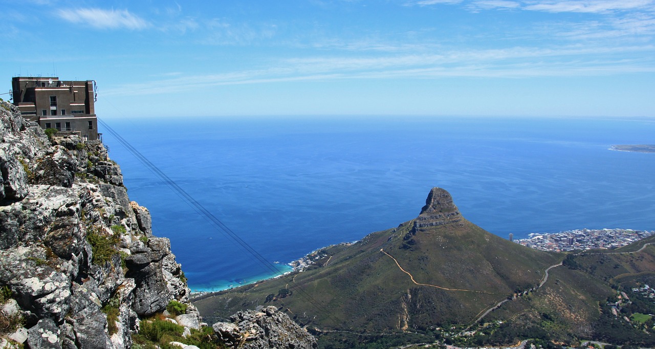 table mountain south africa landscape free photo