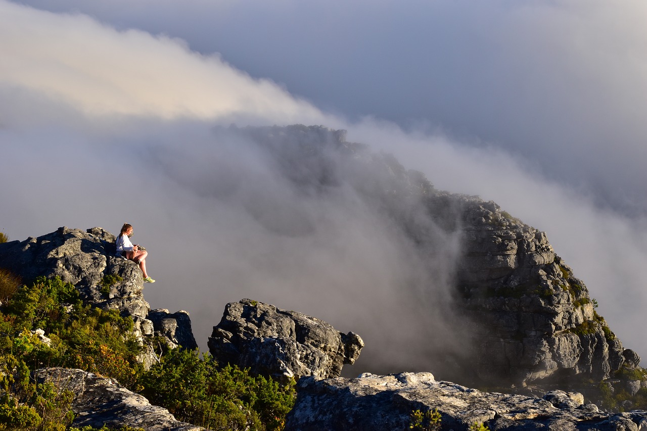 table mountain cape town south africa free photo