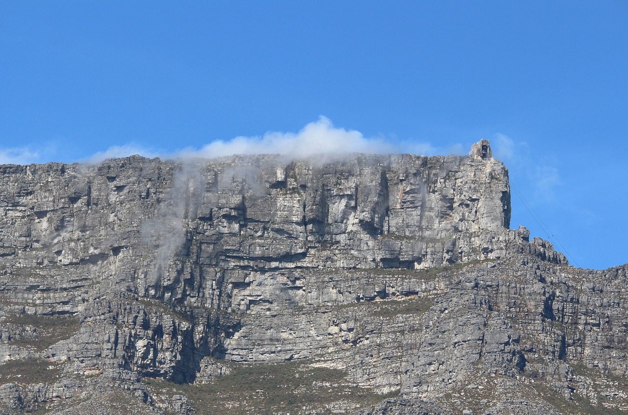 table mountain cape town south africa free photo