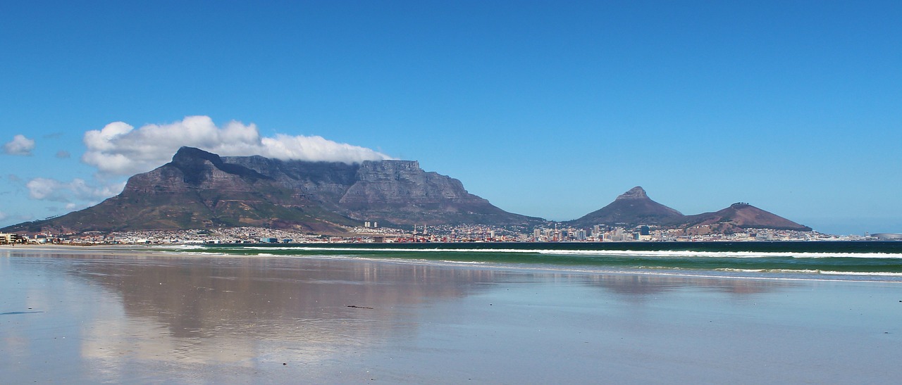 table mountain cape town south africa free photo