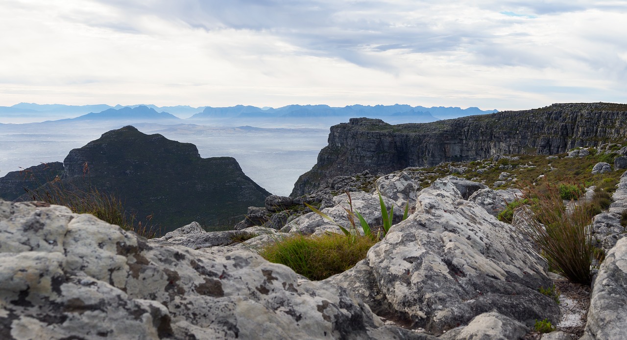 table mountain panoramic  boland mountains  hottentots-holland mountains free photo