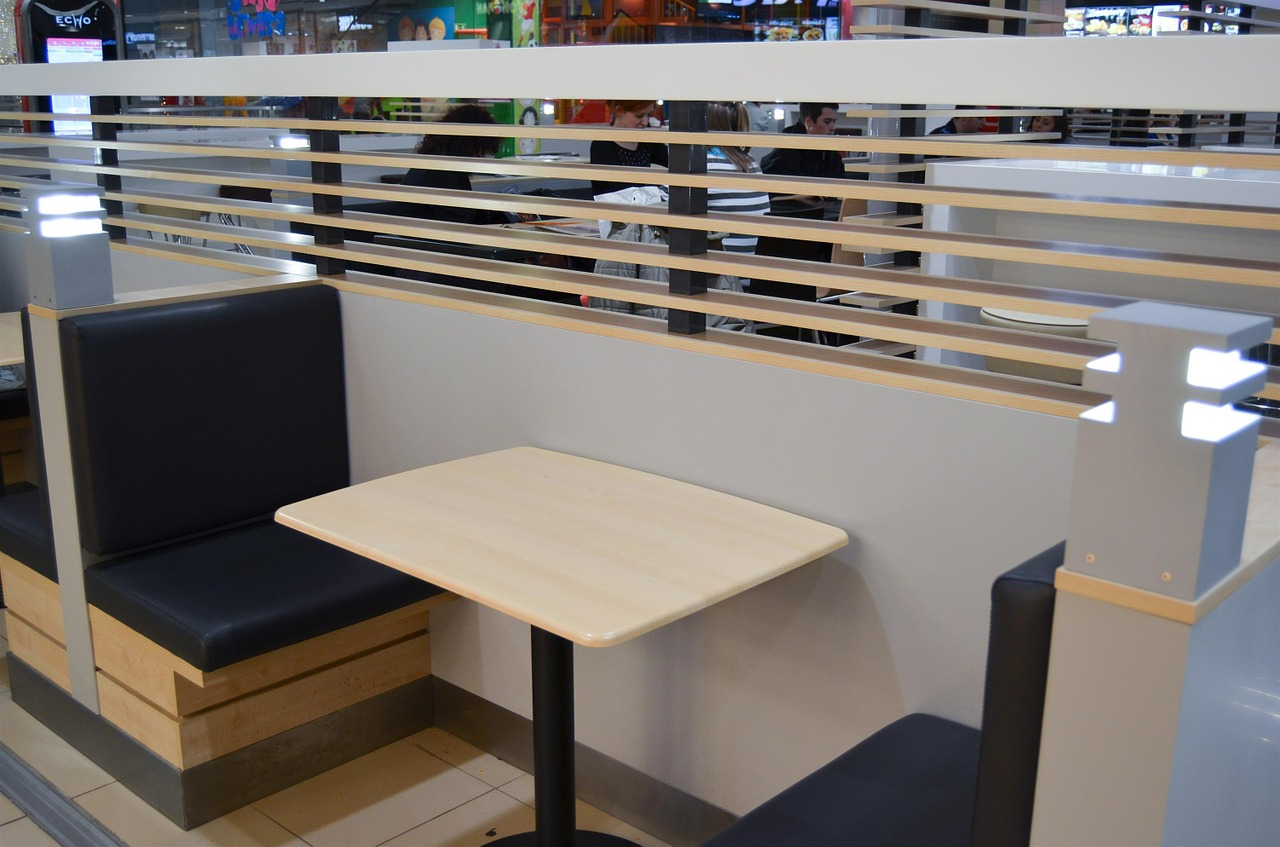 tables eating interior free photo