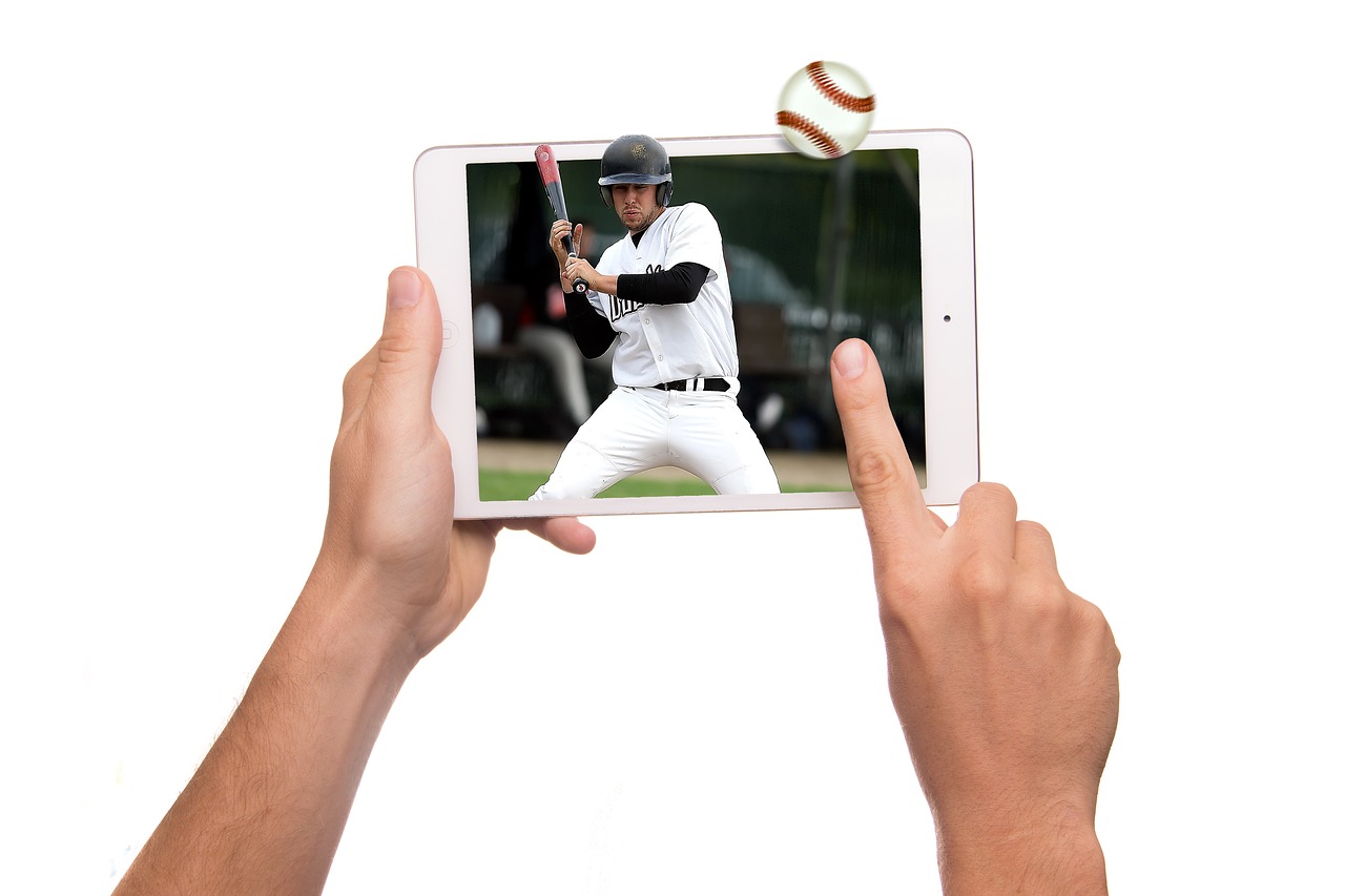 tablet 3d baseball free photo