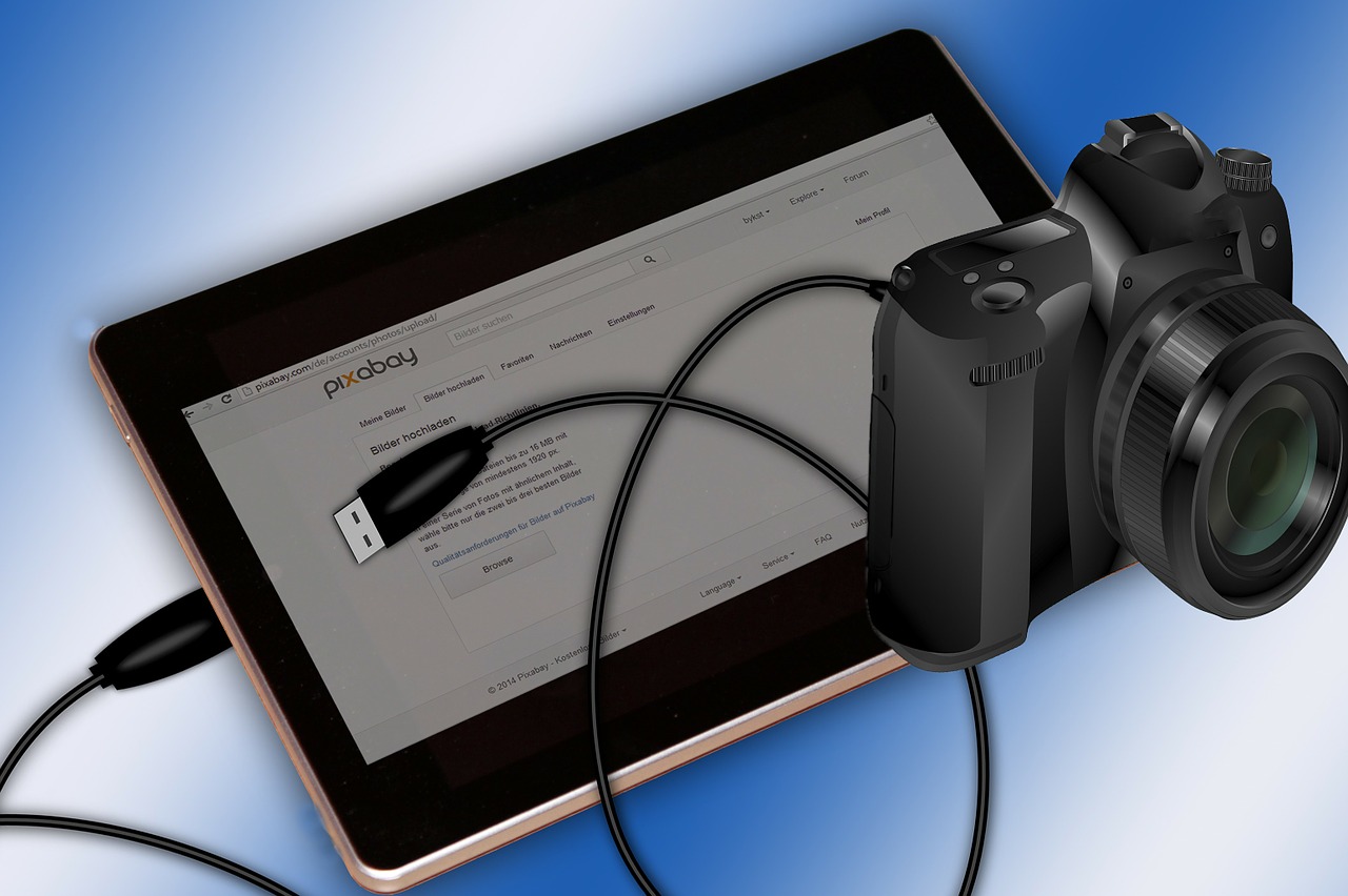 tablet camera usb cable free photo