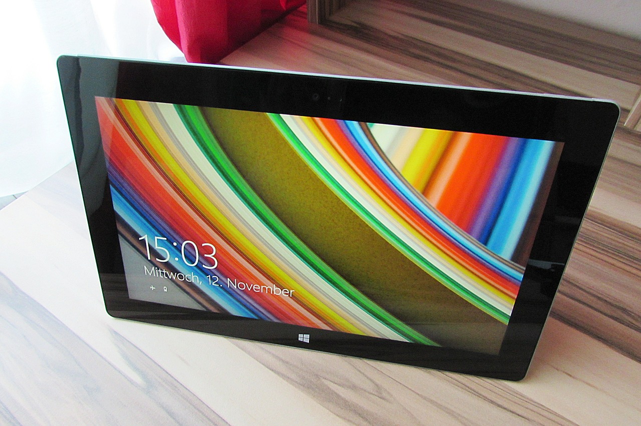 tablet touch screen microsoft free photo