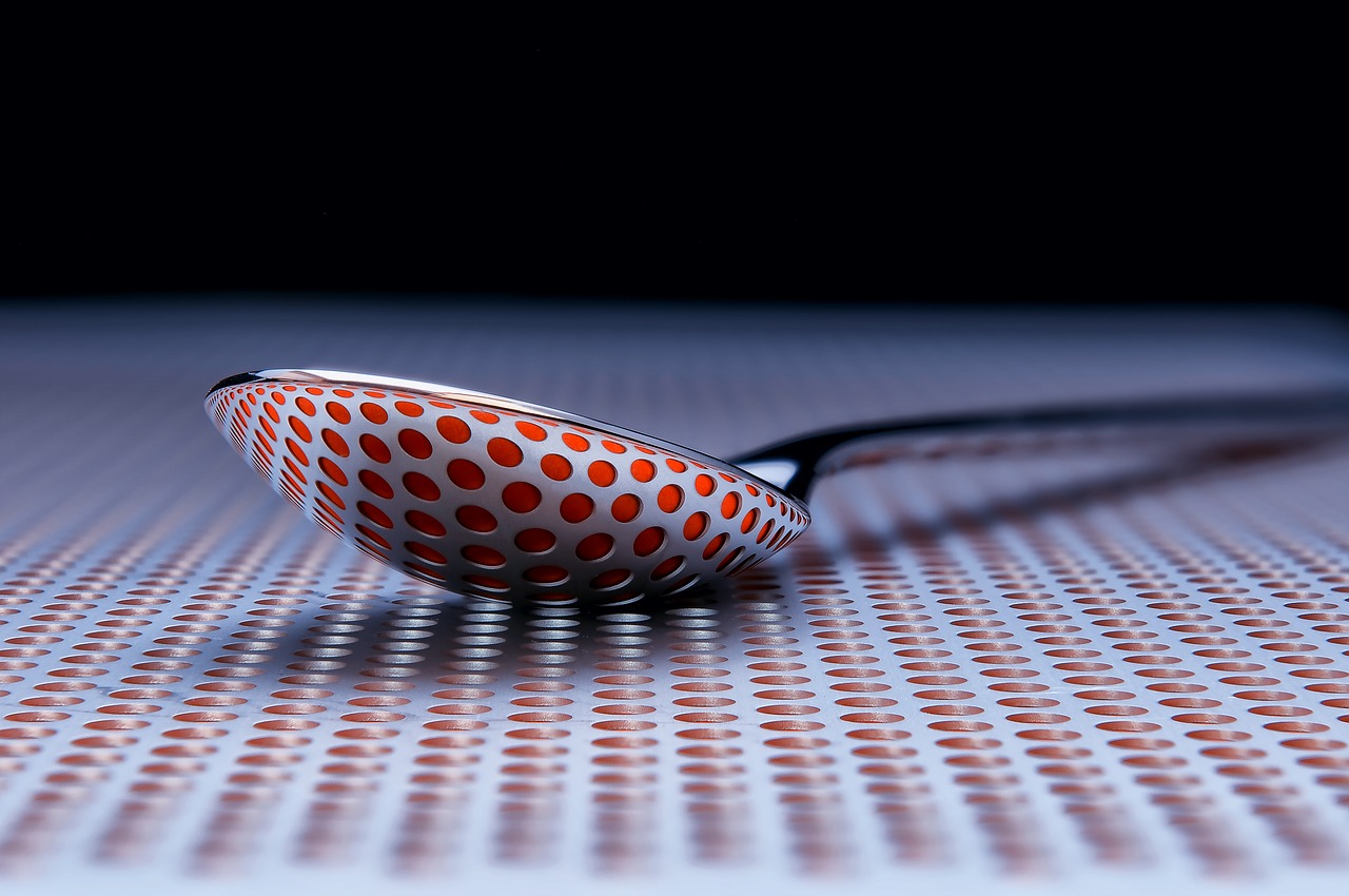 tabletop photography spoon circle free photo