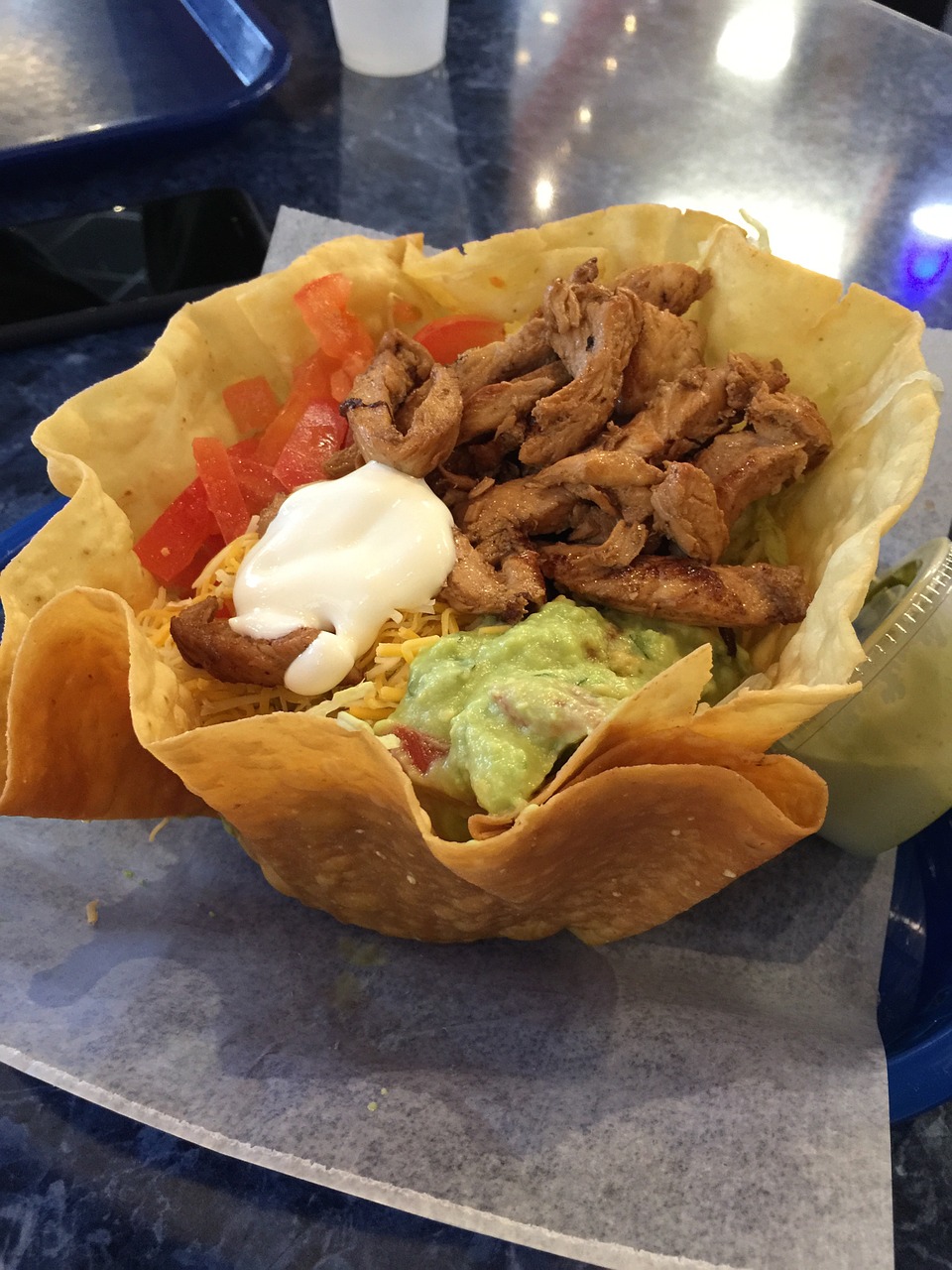 taco salad mexican lunch free photo