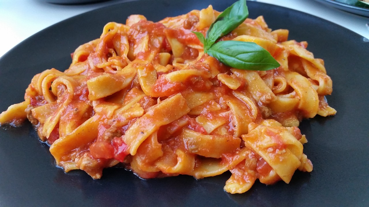 tagliatelle sicilia pasta free photo