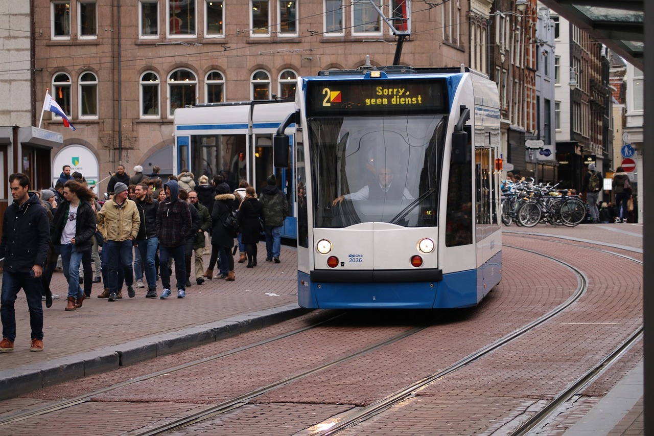 tags comma-separated tram amsterdam public transport free photo