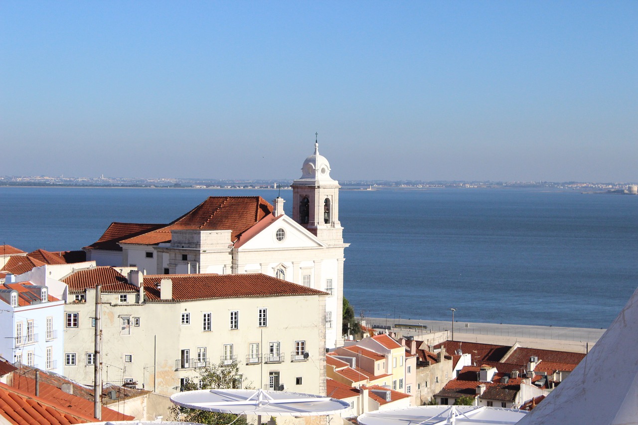 tagus river portugal lisbon free photo