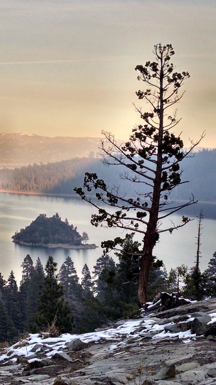 tahoe mountain lake free photo