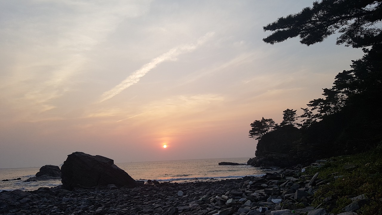 tai'an bathing beach that song free photo