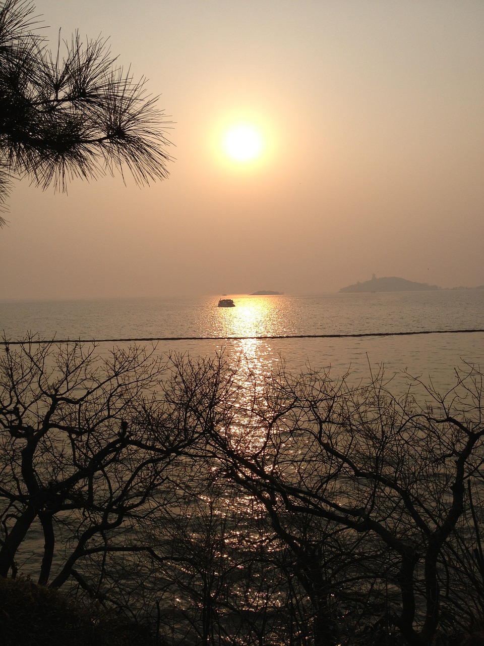 taihu lake wuxi twilight free photo