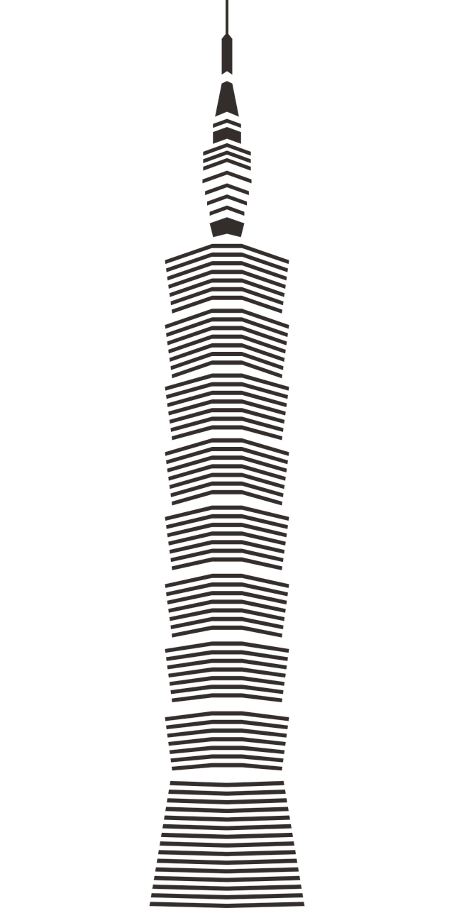 taipei 101 taiwan vector free photo