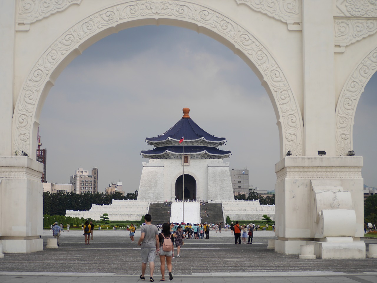 taipei taiwan chiang kai-shek memorial hall free photo