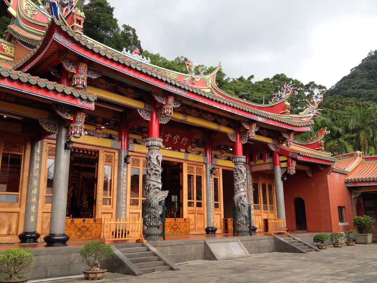 taiwan 廟-woo landscape free photo
