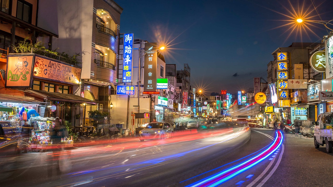 taiwan night view taipei free photo