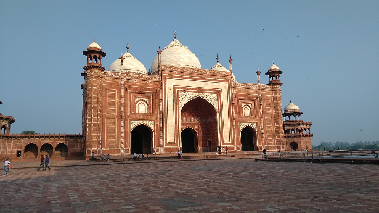 taj mahal mosque free photo