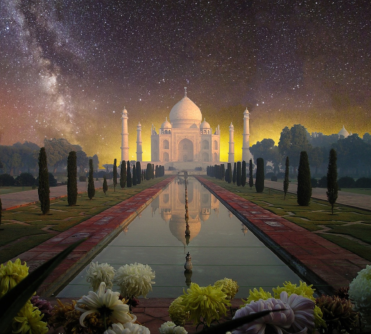 taj mahal agra india free photo