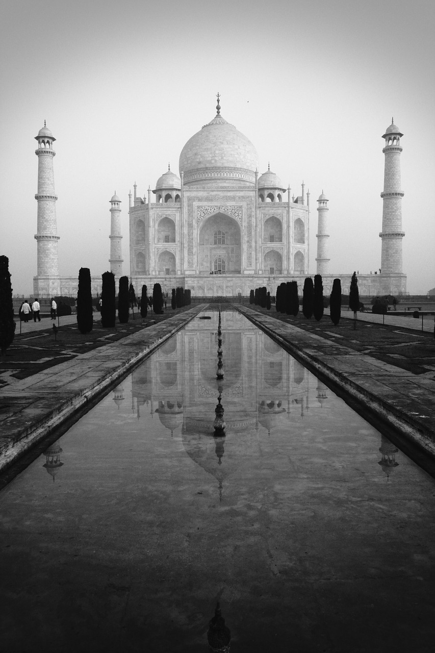 taj mahal india travel free photo