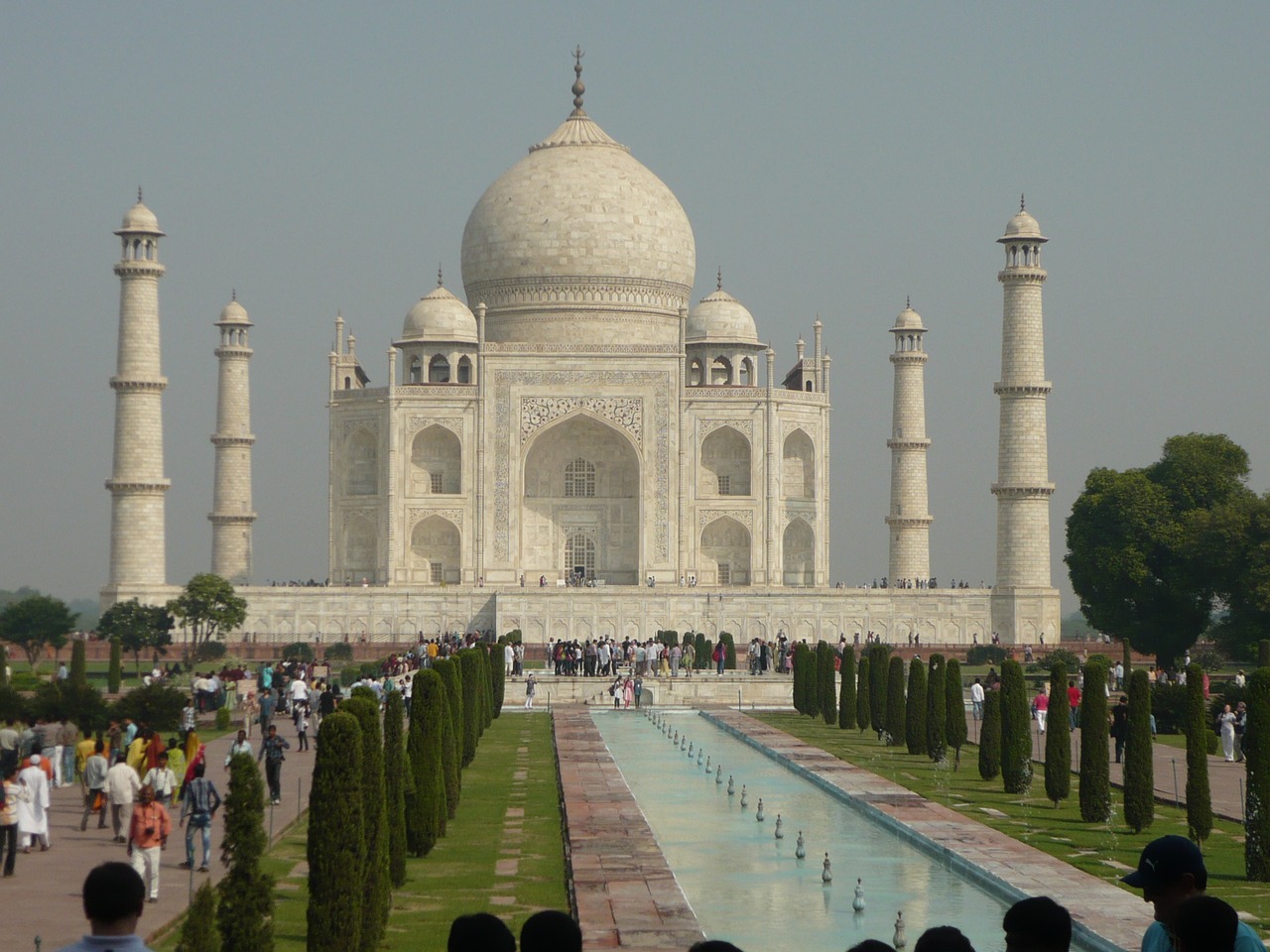 taj mahal india temple free photo