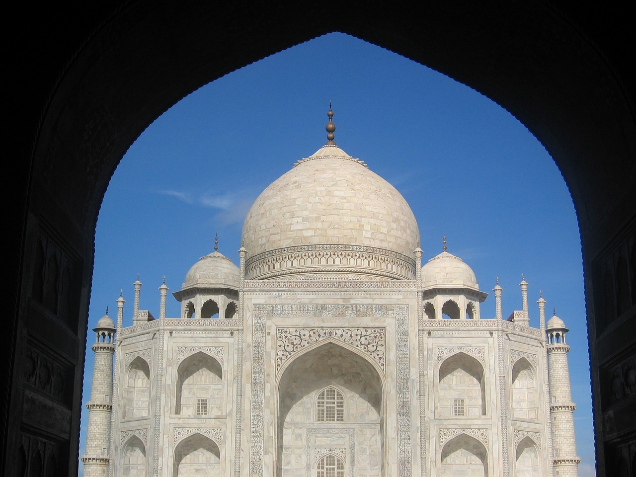 taj mahal temple india free photo